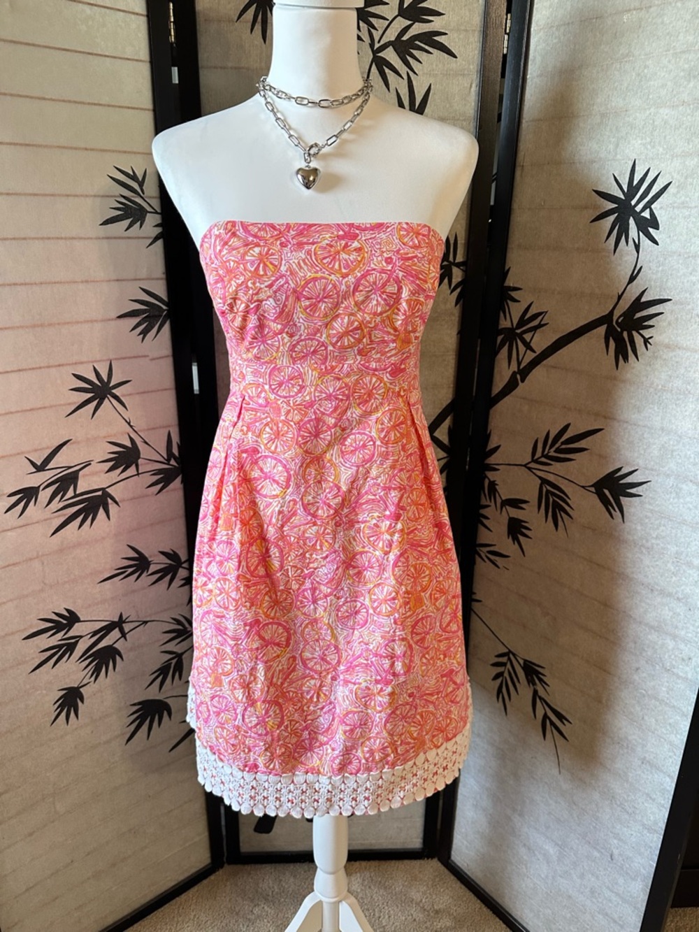 Lilly Pulitzer Strapless Dress Size 6